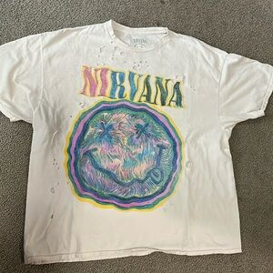 Nirvana oversized tee shirt